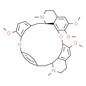 粉防己堿；漢防己甲素